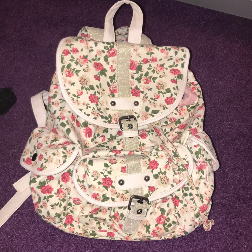 Floral backpack